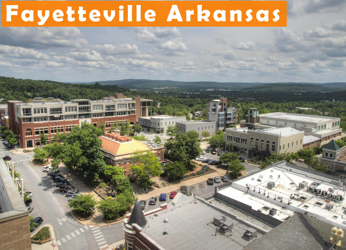 Fayetteville Arkansas Map United States